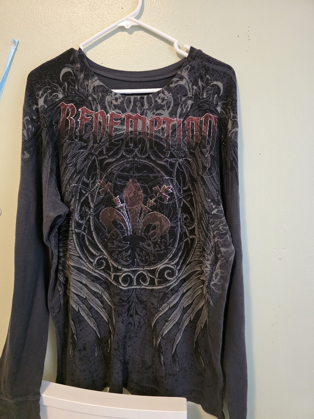 Long Sleeve Y2K Affliction Shirt